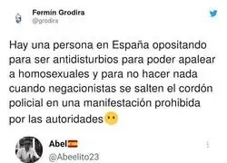 El peligroso futuro que nos espera en el cuerpo Nacional de Polic&iacute;a con esta gente que est&aacute; estudiando para serlo