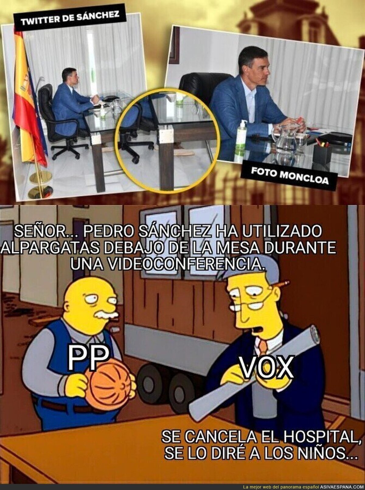 La derecha está un poco apagada desde que no está cara al sol