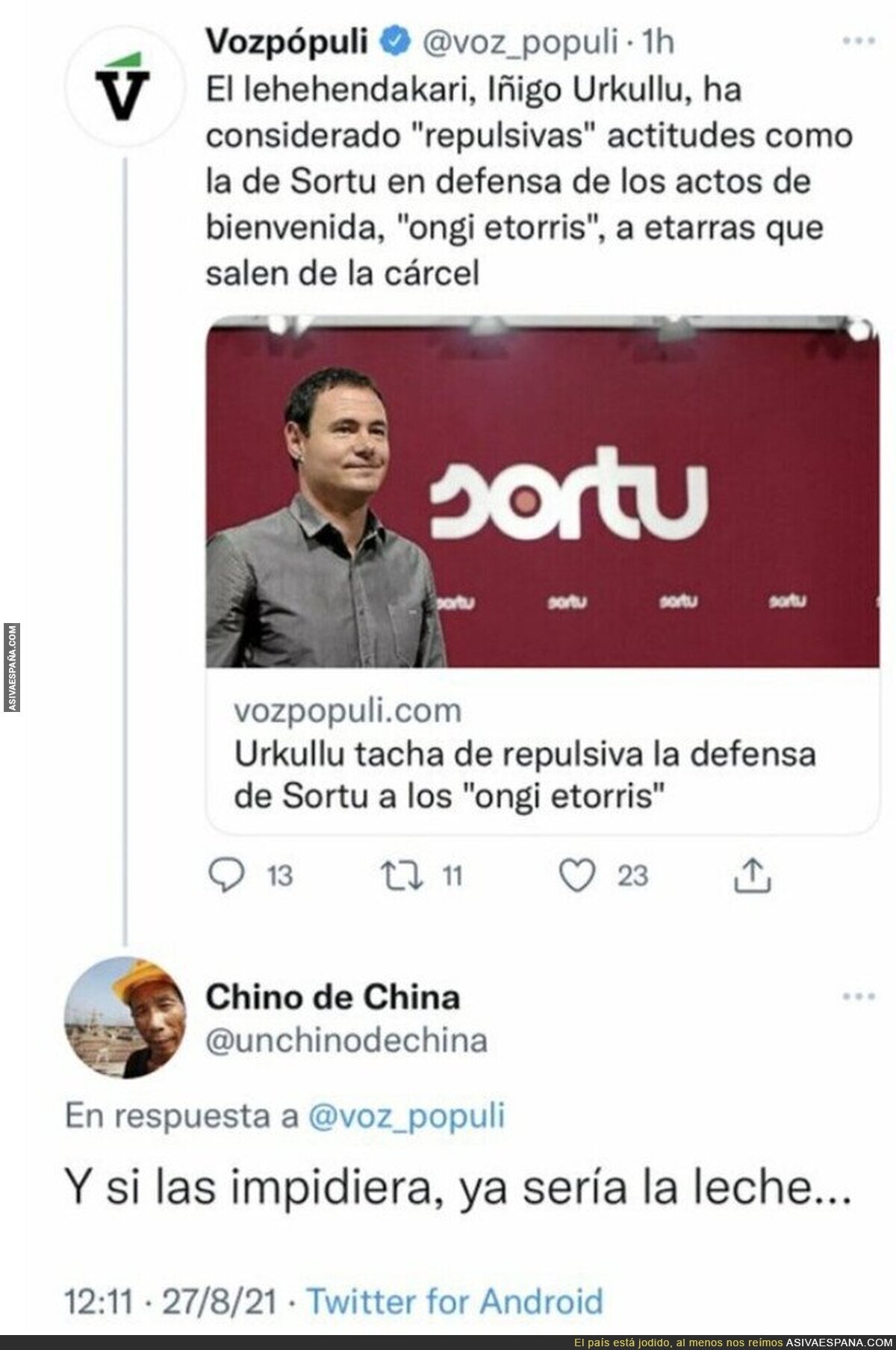 Es que sería de totalitarios, no como imponer toques de queda