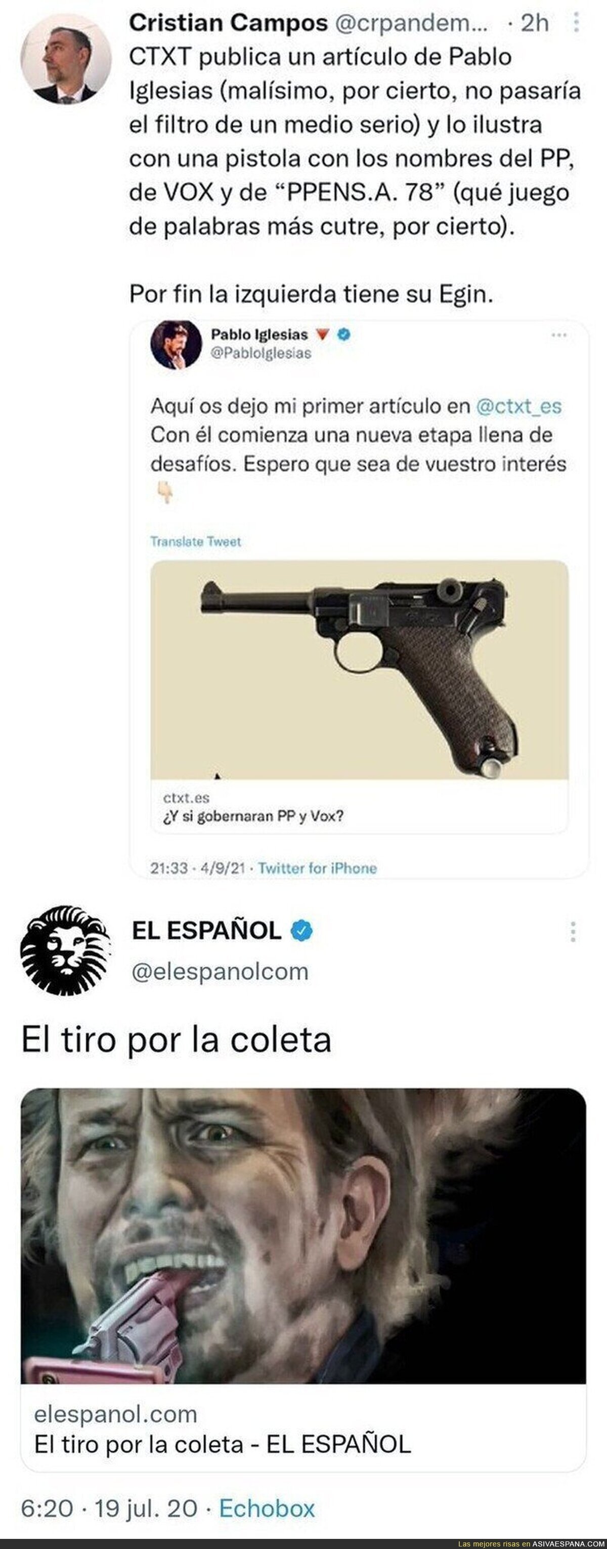 La gente de derechas queda retratada fácilmente