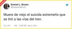 Qu&eacute; vida m&aacute;s dura, por @regresandovoy