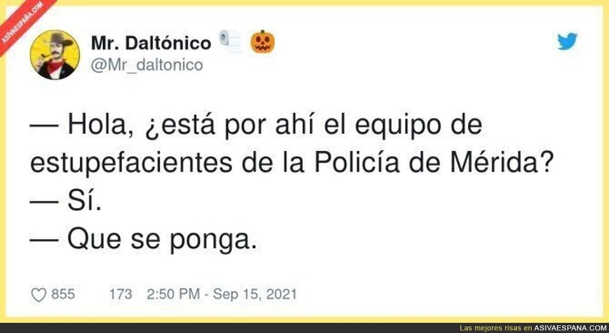 Los chistes no cesan, por @Mr_daltonico