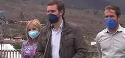 Esta escena totalmente surrealista le pas&oacute; a Pablo Casado en La Palma al creerse muy importante por visitar la isla