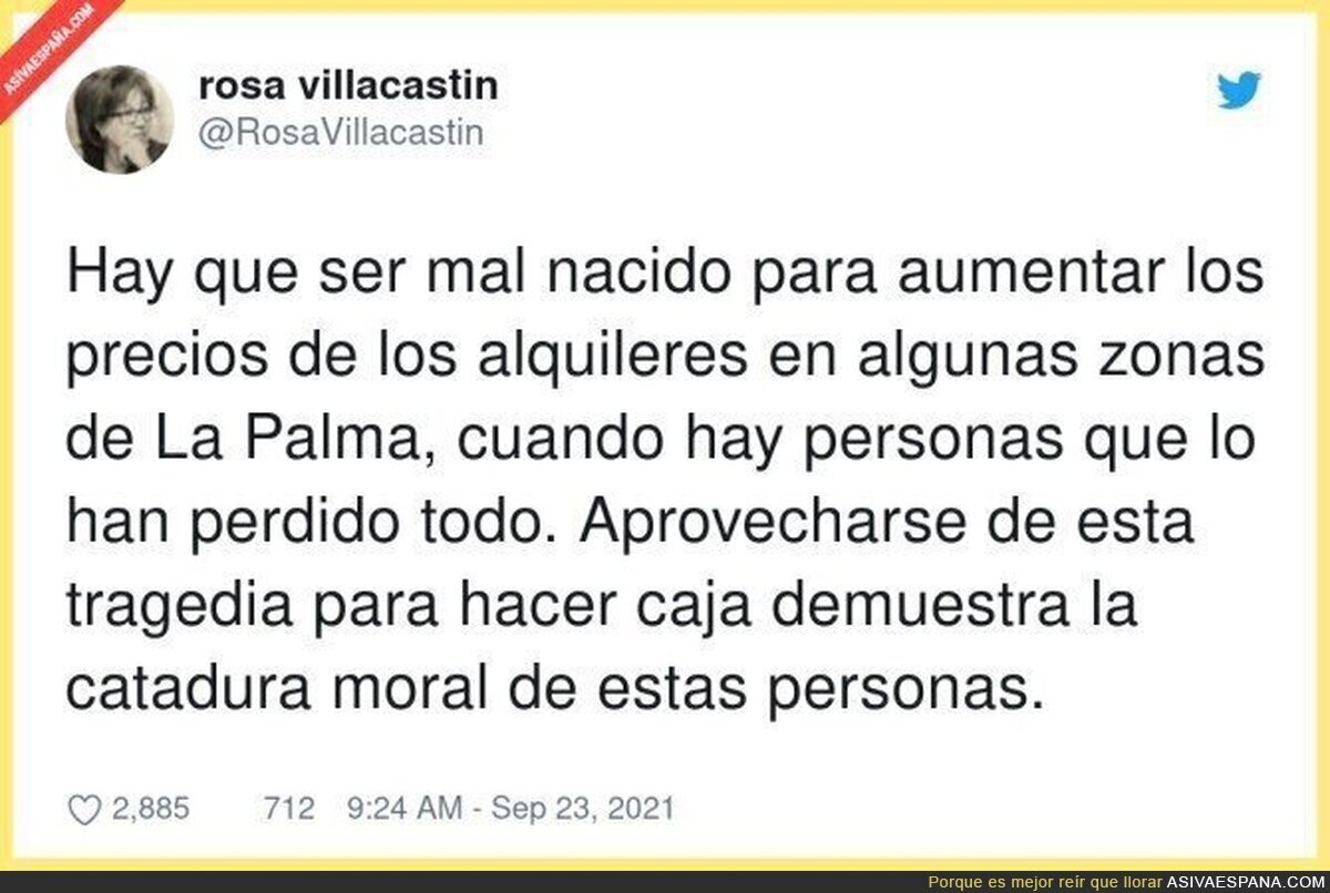 Como las teles. Han convertido La Palma en su plató, su espectáculo