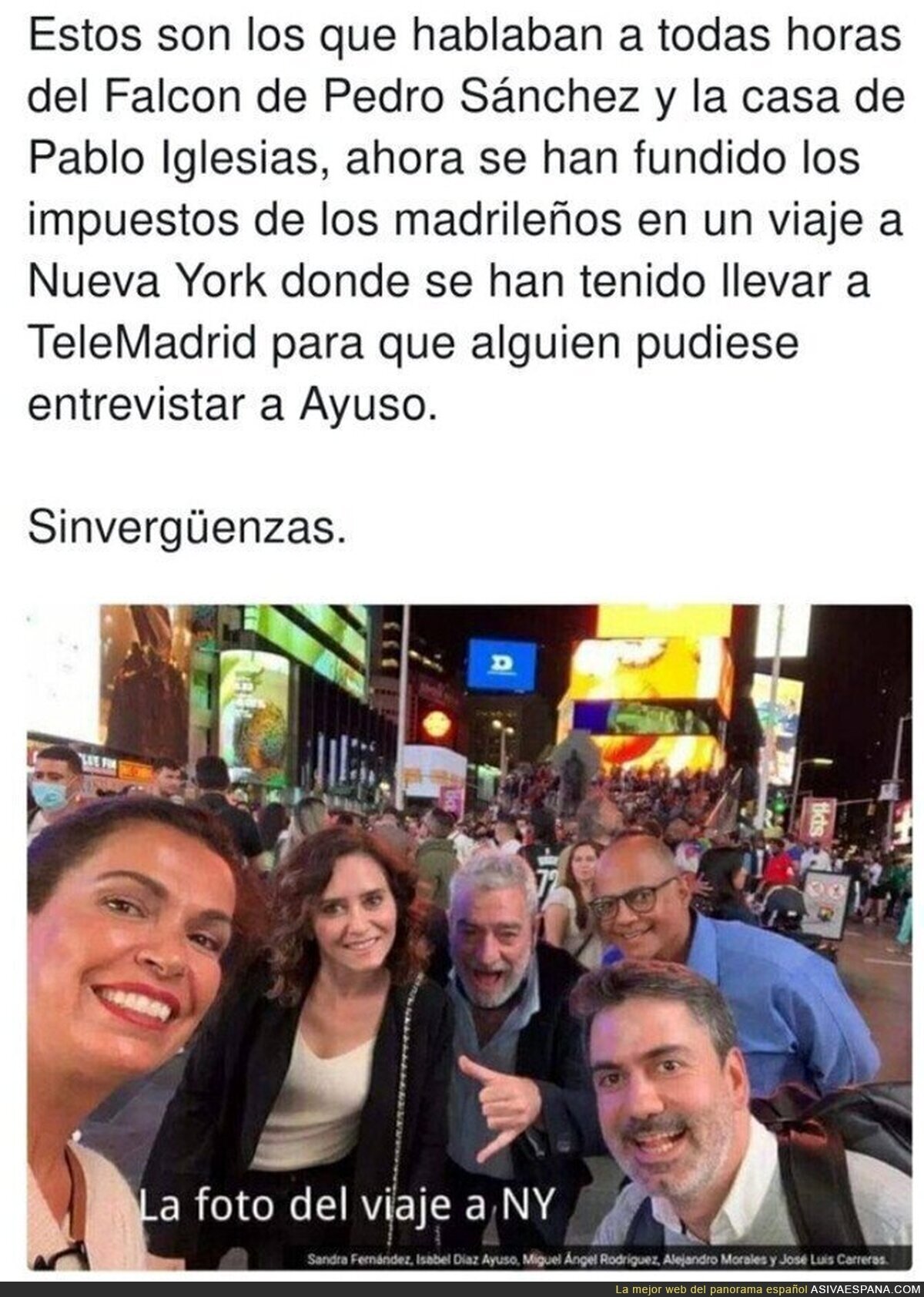 Despilfarrando a todo trapo