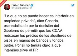 Los intereses del PP