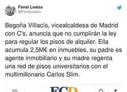 Los intereses de Bego&ntilde;a Villac&iacute;s