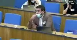 La gran respuesta de Gabriel Rufi&aacute;n a Javier Negre cuando le pregunta algo en el Congreso