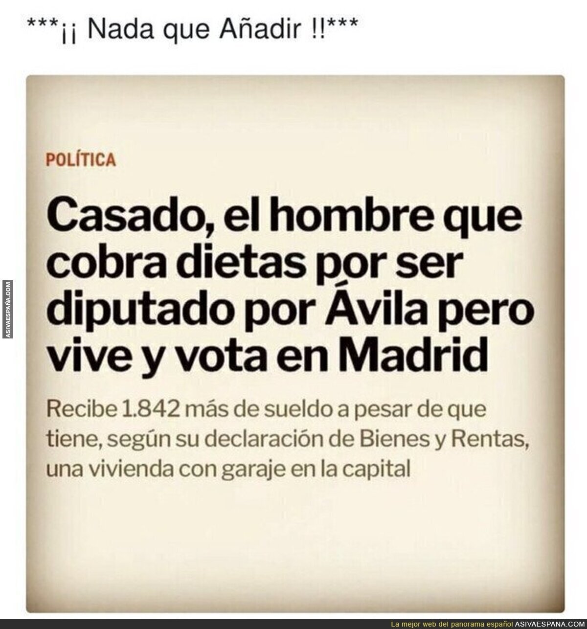 Pablito no puede tener la cara más dura