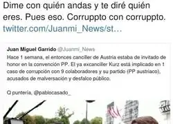 Todo con lo que se junta Pablo Casado est&aacute; podrido