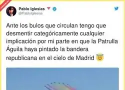 Pablo Iglesias no se hace responsable 