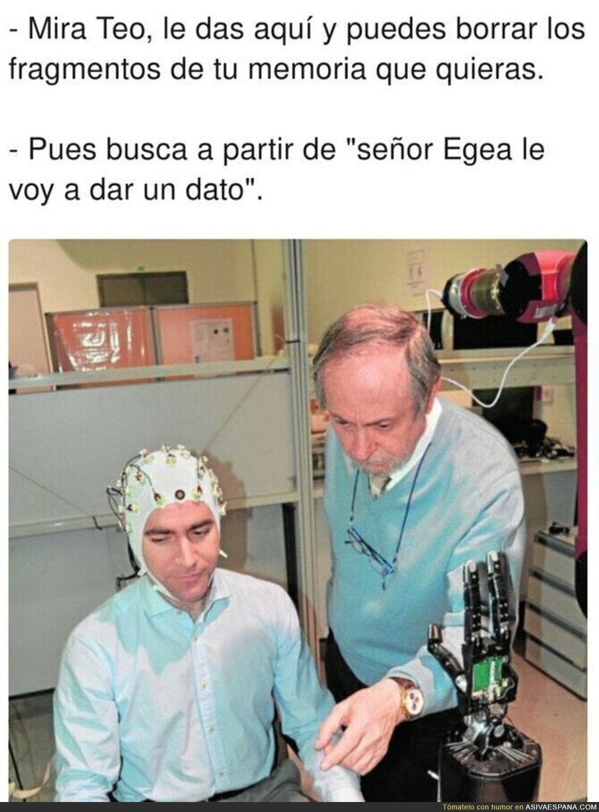 La salvación para el señor Egea