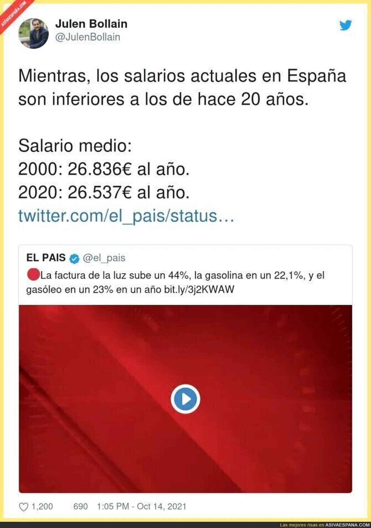 El salario medio no se lo cree nadie
