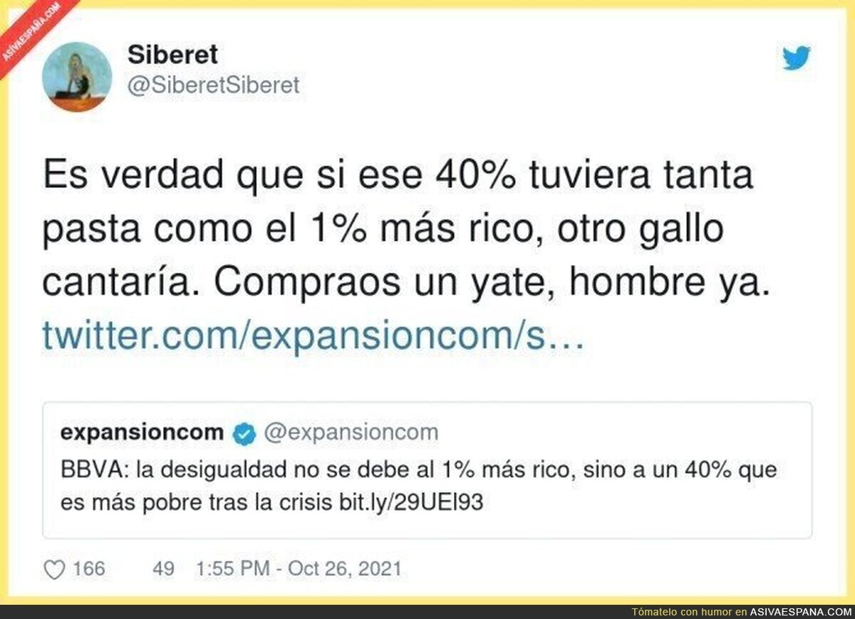 Malditos pobres queriendo ser pobres