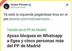 Est&aacute;n que se matan la derecha espa&ntilde;ola