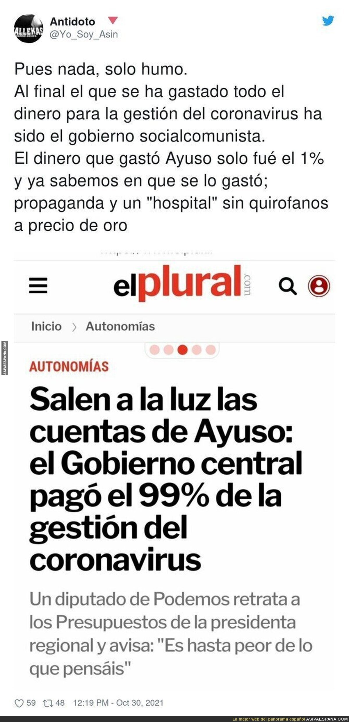 La desvergüenza de Isabel Díaz Ayuso sale a la luz