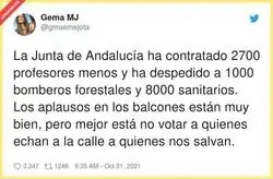 Los aplausos que no sirvieron para nada
