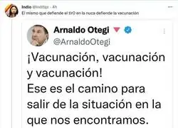 Sospechas sobre la vacunaci&oacute;n ahora que la pide Otegi