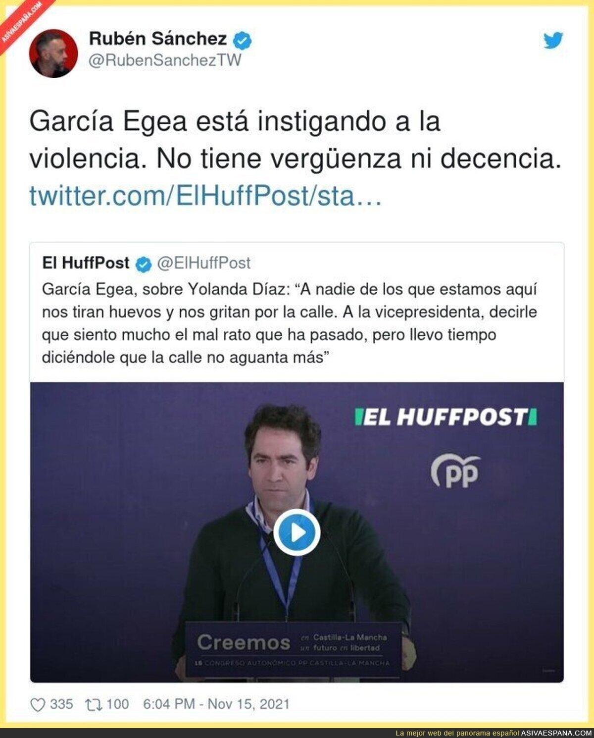 Es la justificación de los maltratadores del "Si le pegan, algo habrá hecho"