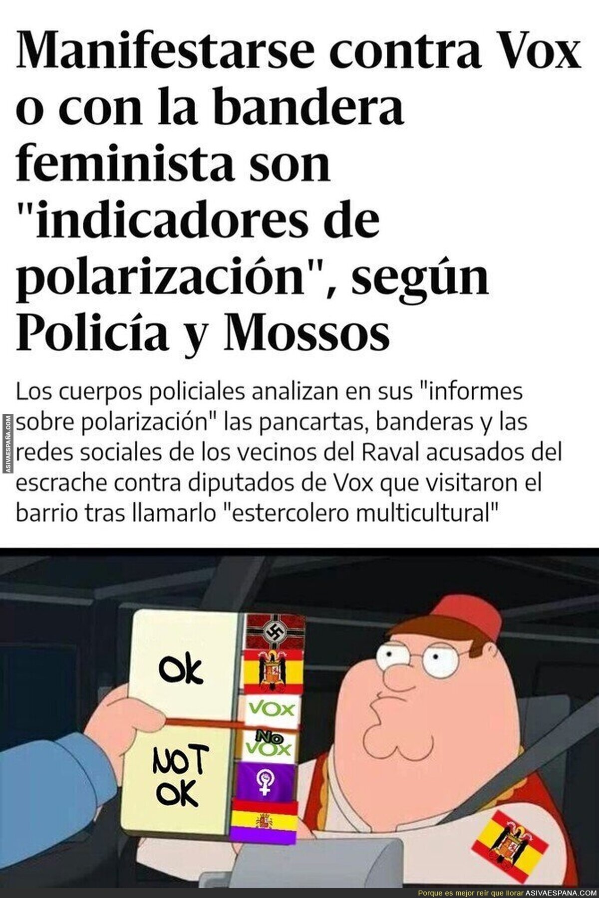 Al ver esa bandera igual cargan directamente