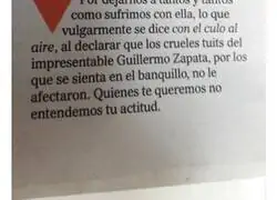 Para pensar lo de la derecha con las v&iacute;ctimas del terrorismo