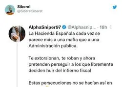 'Alexelcapo' deja totalmente retratado al youtuber 'AlphaSniper' tras decir que la Hacienda espa&ntilde;ola roba dinero