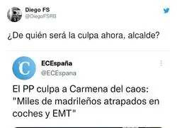 Caos absoluto en pleno centro de Madrid