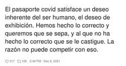 La realidad del pasaporte covid