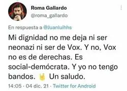 Roma Gallardo haciendo el rid&iacute;culo como es de costumbre