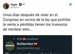 La gente de VOX toma a la gente por idiota