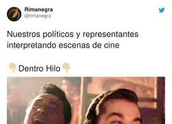 El maravilloso hilo de im&aacute;genes de nuestros pol&iacute;ticos recreando escenas m&iacute;ticas de pel&iacute;culas que todos conocemos