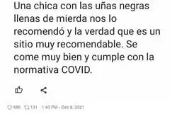 Una gran rese&ntilde;a para un gran restaurante