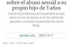Muy turbio esto de Juana Rivas