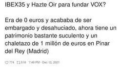 Curioso lo de Santiago Abascal