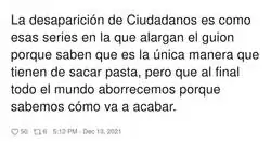 El final de Ciudadanos