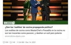 El peligro del programa Masterchef