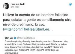 La gente que gestiona la cuenta de Stan Lee se ha superado por completo