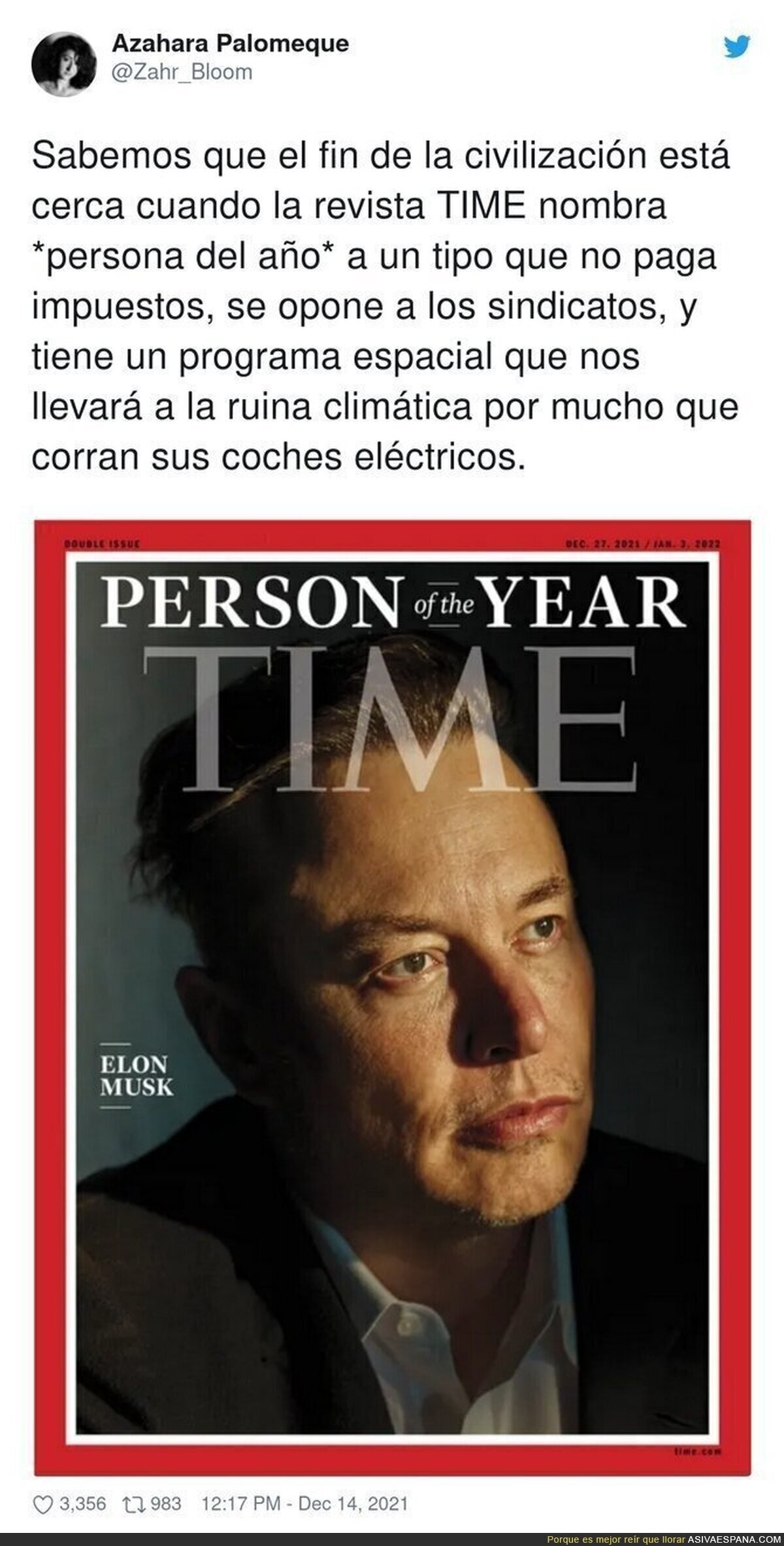 La polémica persona del año para TIME