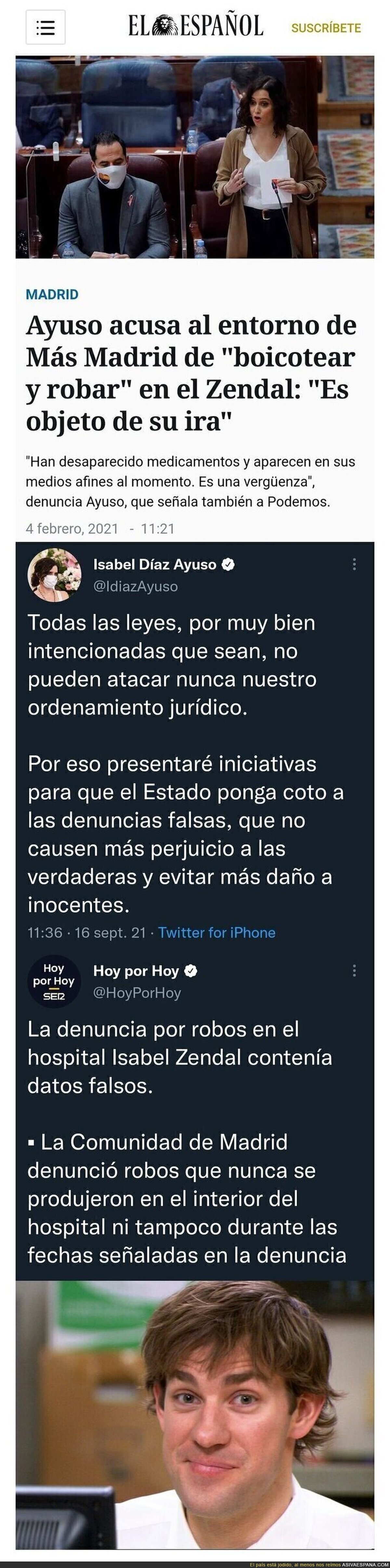 Así ha tratado mentir Isabel Díaz Ayuso sobre el hospital Isabel Zendal pero la han pillado