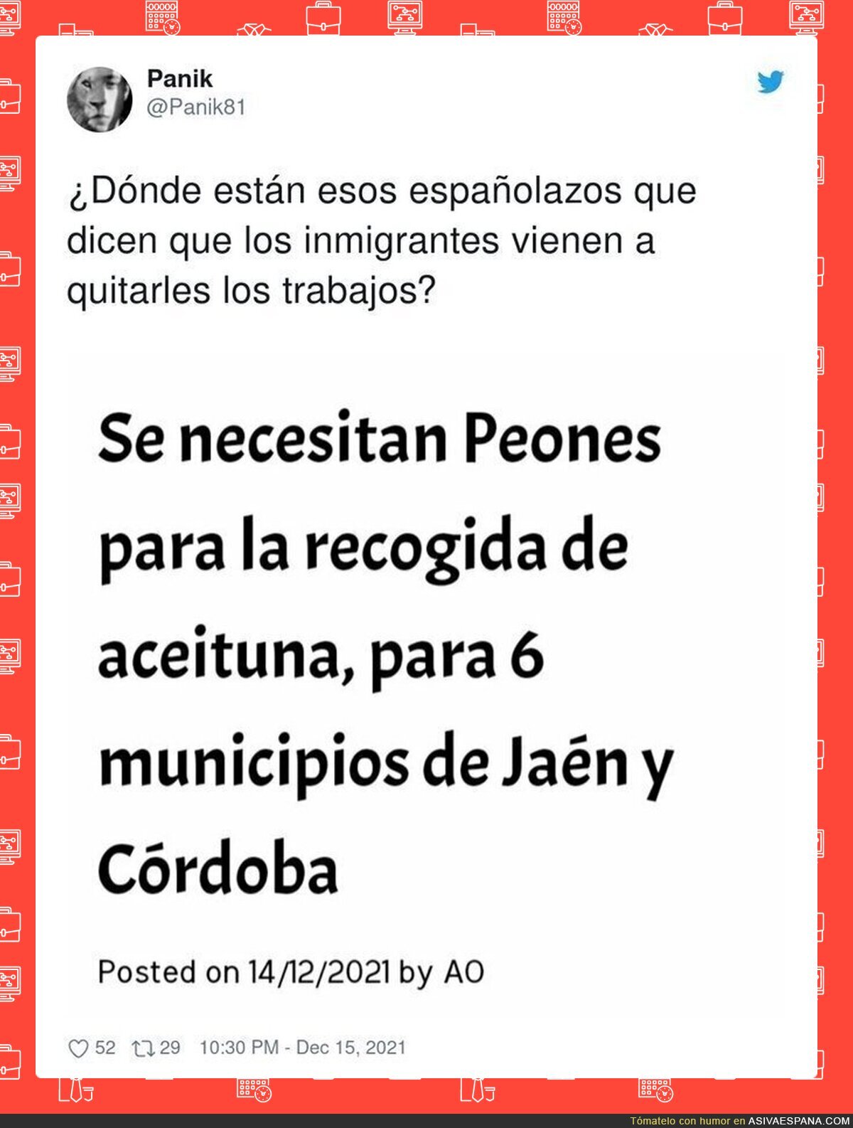 Ni rastro de patriotas