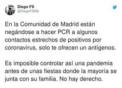 Los tests de ant&iacute;genos son el "negocio" del hermano de Ayuso