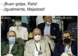 El Rey fugado ya se deja ver