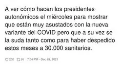 La poca preocupaci&oacute;n de nuestros presidentes auton&oacute;micos