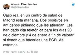 Madrid voto por unas ca&ntilde;as. El rico se&ntilde;orito de Madrid se pagar&aacute; una pcr en la privada, mientras q&hellip;  , por @alfonsopmedina