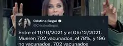 Cristina Segu&iacute; no se cansa de hacer el rid&iacute;culo