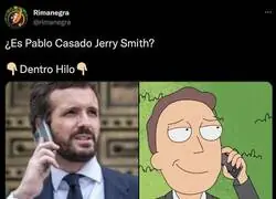 &iquest;Es Pablo Casado el personaje Jerry Smith de 'Rick and Morty'?