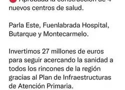 Las mentiras de Isabel D&iacute;az Ayuso al descubierto con este Centro de Salud en Vallecas