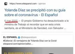 El rid&iacute;culo espantoso de 'El Espa&ntilde;ol' con Yolanda D&iacute;az
