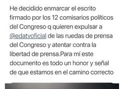 Javier Negre destapa finalmente sin querer de qu&eacute; partido es por este detalle en una imagen publicada por &eacute;l mismo