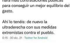 La "ultraderecha" que no se preocupa por los trabajadores vs la izquierda que dice hacerlo